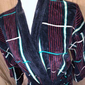 john weitz Other - john weitz EUC blue plaid terry cloth bath robeO/ john weitz Other - john weitz EUC blue plaid terry cloth bath robeO/